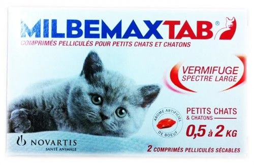 Milbemax Tab Petits Chats Et Chatons 0,5-2kg 2cps 4 Milbemax Tab Petits Chats Et Chatons 0,5-2kg 2cps – Image 2