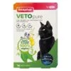 Beaphar VETOpure Chat Collier Antiparasitaire Réfléchissant -Animalerie beaphar vetopure chat collier insectifuge r fl chissant
