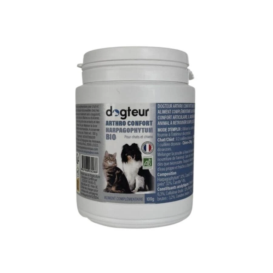 Dogteur Arthro Confort Bio Harpagophytum 100 G 3 Dogteur Arthro Confort Bio Harpagophytum 100 G