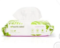 Earth Rated Lingettes Lavande X100