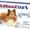 Milbemax Tab Vermifuge Chien De 5kg à 25kg 2cps -Animalerie milbemax tab vermifuge chien de plus de 5 kg