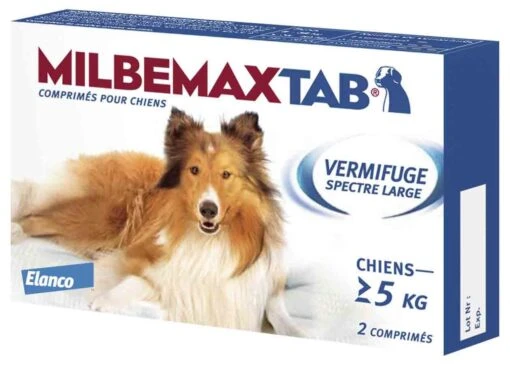 Milbemax Tab Vermifuge Chien De 5kg à 25kg 2cps 3 Milbemax Tab Vermifuge Chien De 5kg à 25kg 2cps -Animalerie milbemax tab vermifuge chien de plus de 5 kg