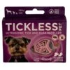 Tickless Pet Rose à Pile -Animalerie tickless pet rose pile