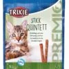 Trixie Premio Stick Quintett Volaille & Foie Chat 5 X 5 G -Animalerie trixie premio anti hairball a la volaille et au foie en stick pour chat 20 grs