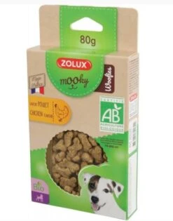 Zolux Mooky Friandises Woofies Bio Au Poulet Pour Chien 80 G