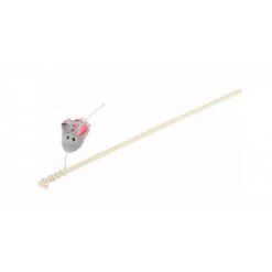 Zolux Jouet KALI Canne à Pêche Souris Grise Chat